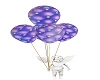 Purple Angel Ballons