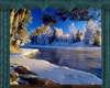 Snow-River Scene