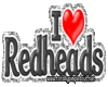 i love redheads