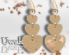 Heart Tan Earrings