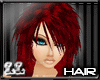 (L) RED VAMP HAIR LONG
