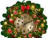 Christmas Clock Wreath 2