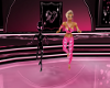 pink alien+dance pose