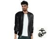 Leather Jacket White T