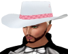 White/Pink Cowboy Hat