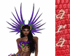 mardi gras fantasia head