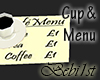 [Bebi] Café Menu & cup