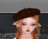 Brown Tartan Beret