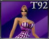 [T92] Ann Purple dress