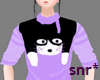 snr*Purple cat sweater/F