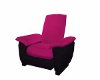 pink and black recliner