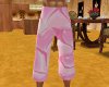 pink pattern shorts