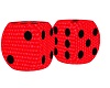 BKG Red Kiss Dice