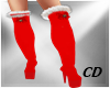 CD Christmas Boots Red