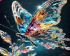 Glass butterfly bg