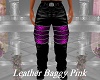 Leather Baggy Pink