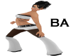 [BA] Chained White Pants