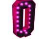 Q HOLO PINK LETTER SIGN
