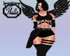 Black Angel With Wings
