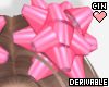 Pink Bow L