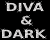diva&dark woman necklace