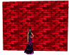 red brick flat wall