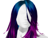 Long Blue Purple Hair