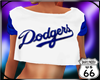 SD Dodgers Crop Top