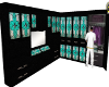 Ani Black n Teal Closet