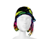 Rainbow Rose hat