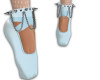! BLUE BABY BALLET SHOES