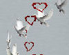 doves and hearts