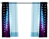 curtains w/lights