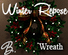 *B* Winter Repose Wreath
