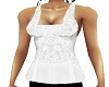 white lace halter top