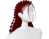 hair red longo
