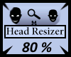 head scaler 80%