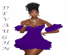 TANIA PURPLE FRILLS DRES