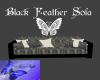 Black Feather Sofa