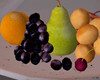 Fruits White Plate