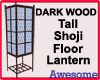 Tall Shoji Floor Lantern