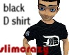 (s) soft black D shirt
