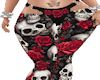 Skulls and Roses Pants