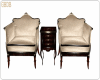 GHDB Gold/White Chairset