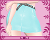 L♥ Blue Mini Skirt