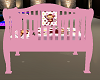 Scaled Pink Monkey Crib