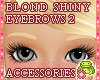 ! EYEBROWS 2 Blond Shiny