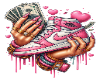 Pink Money CutOut