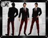 Black/Red Full Suit