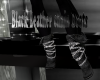 Black Leather chain Boot